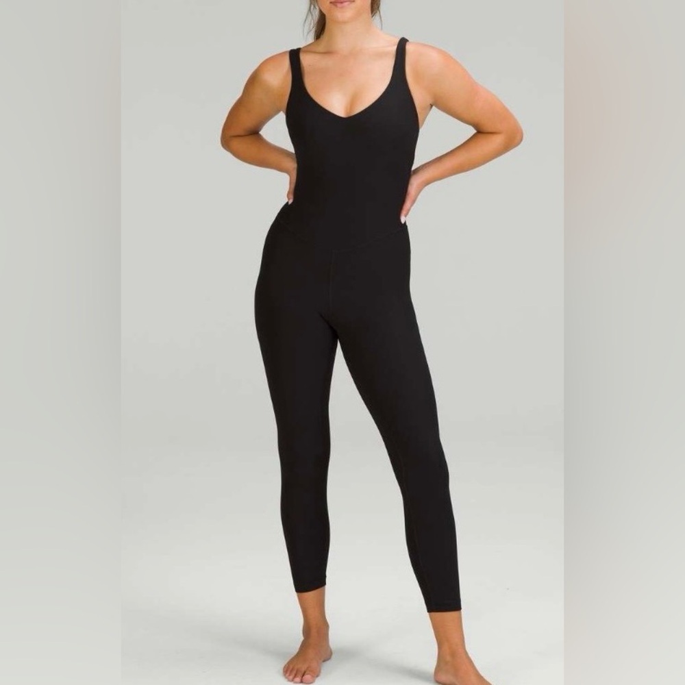 lululemon athletica Black Legging Jumpsuit